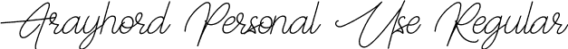 Frayhord Personal Use Regular font | Frayhord Personal Use.ttf