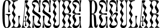 Glassure Regular font | Glassure.otf