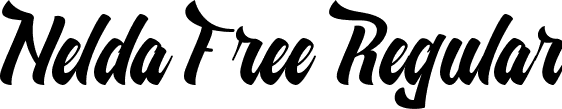 Nelda Free Regular font | Nelda Free.ttf