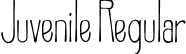 Juvenile Regular font | Juvenile.ttf