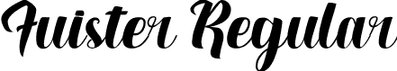 Fuister Regular font | Fuister.ttf