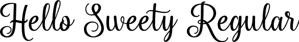 Hello Sweety Regular font | HelloSweety.ttf