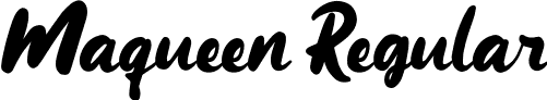 Maqueen Regular font | Maqueen Demo.ttf