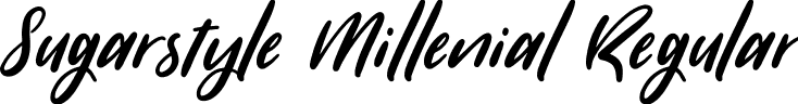 Sugarstyle Millenial Regular font | SugarstyleMillenial-Regular.ttf