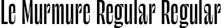 Le Murmure Regular Regular font | Le_Murmure-Regular_web.otf