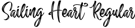 Sailing Heart Regular font | Sailing Heart Free.ttf