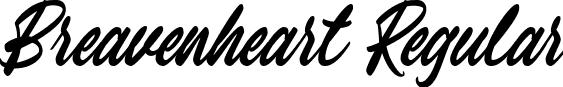 Breavenheart Regular font | Bravenheart Font Free.ttf