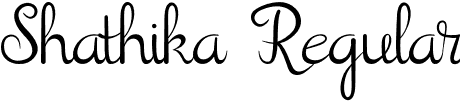 Shathika Regular font | Shathika.otf