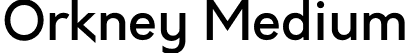 Orkney Medium font | Orkney-Medium.otf