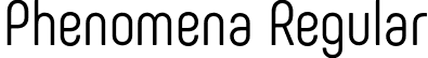 Phenomena Regular font | Phenomena-Regular.otf