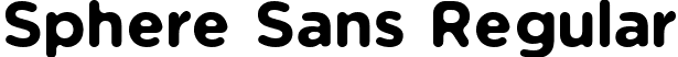 Sphere Sans Regular font | spheresans-webfont.ttf