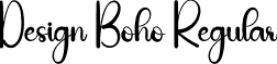 Design Boho Regular font | Design-Boho.otf