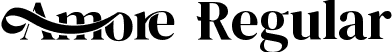 Amore Regular font | Amore.ttf