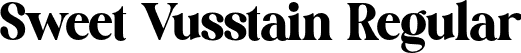 Sweet Vusstain Regular font | SWEET-VUSSTAIN.otf