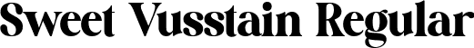 Sweet Vusstain Regular font | SWEET-VUSSTAIN.ttf