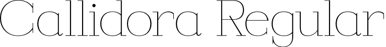 Callidora Regular font | Callidora.otf