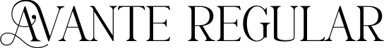 AVANTE Regular font | avante.otf