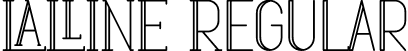 LALLINE Regular font | LALLINE.otf