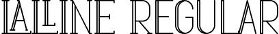 LALLINE Regular font | LALLINE.ttf