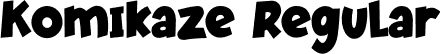 Komikaze Regular font | Komikaze.otf