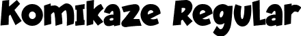 Komikaze Regular font | Komikaze.ttf