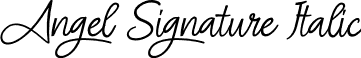 Angel Signature Italic font | Angel Signature Italic.otf