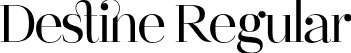 Destine Regular font | Destine Regular.otf