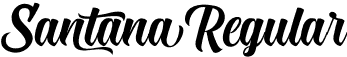 Santana Regular font | Santana.otf