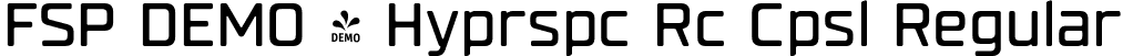 FSP DEMO - Hyprspc Rc Cpsl Regular font | Fontspring-DEMO-hyperspaceracecapsule-regular.otf