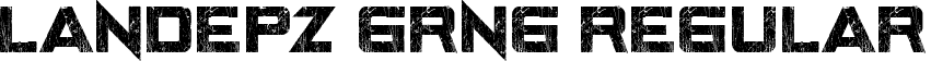 LANDEPZ GRNG Regular font | LANDEPZ GRNG.otf