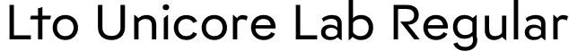 Lto Unicore Lab Regular font | Lto.Unicore-Lab.otf