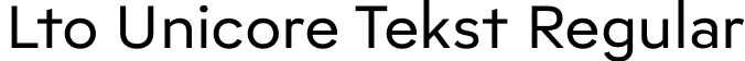 Lto Unicore Tekst Regular font | Lto.Unicore-Tekst.otf