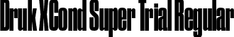 Druk XCond Super Trial Regular font | DrukXCond-Super-Trial.otf