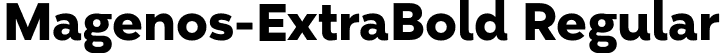 Magenos-ExtraBold Regular font | Magenos-ExtraBold.otf
