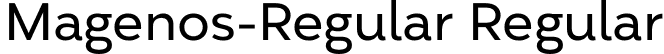 Magenos-Regular Regular font | Magenos-Regular.otf