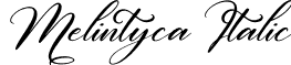 Melintyca Italic font | Melintyca Italic.otf