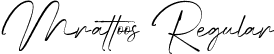 Mrattoos Regular font | Mrattoos Regular.otf