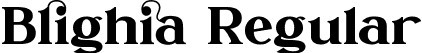 Blighia Regular font | Blighia.ttf