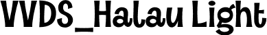 VVDS_Halau Light font | Halau Light.otf