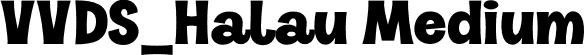 VVDS_Halau Medium font | Halau Medium.otf