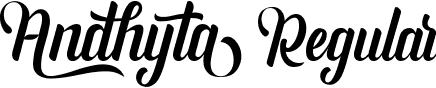 Andhyta Regular font | Andhyta (DEMO).ttf