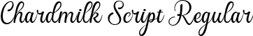 Chardmilk Script Regular font | Chardmilk Script.ttf