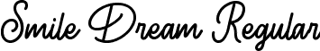 Smile Dream Regular font | Smile Dream PERSONAL USE ONLY!.ttf