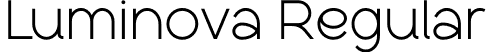 Luminova Regular font | Luminova.otf