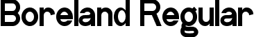 Boreland Regular font | BorelandRegular.ttf