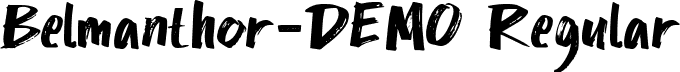 Belmanthor-DEMO Regular font | belmanthor-demo-regular.ttf