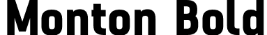 Monton Bold font | Monton Bold.otf