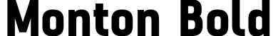 Monton Bold font | Monton Bold.ttf