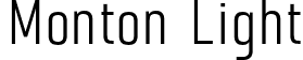 Monton Light font | Monton Light.otf