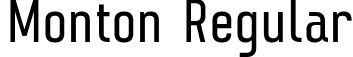 Monton Regular font | Monton Regular.ttf